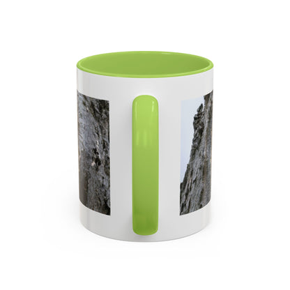 Bluebird in Tree Cavity Accent Coffee Mug — Nature Wildlife Ceramic Mug (11/15oz)