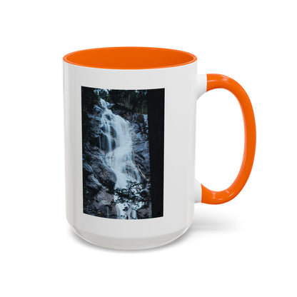 Waterfall Photo Accent Coffee Mug – Scenic Nature Travel Gift (11/15oz)