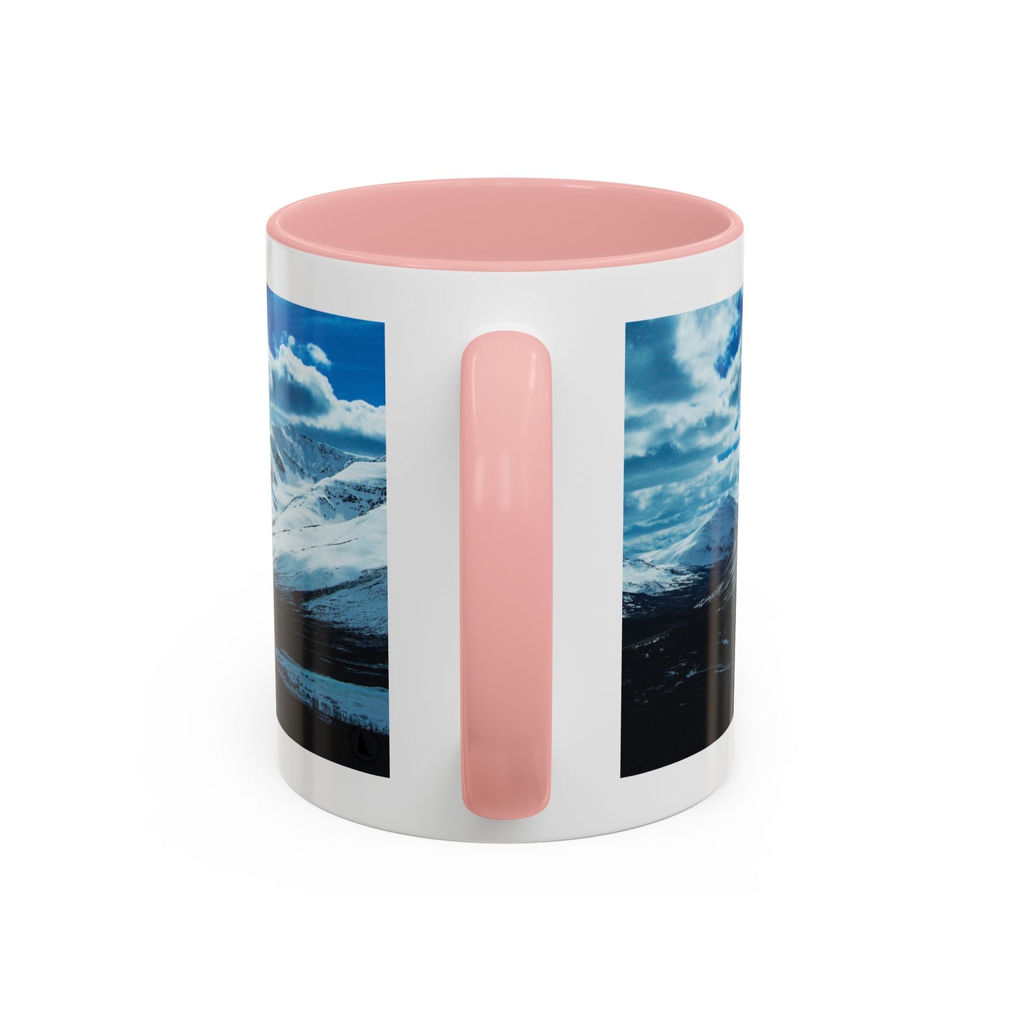 Mountain Landscape Accent Coffee Mug - Snowy Peaks Scenic 11/15oz