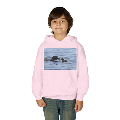 Duck Family Photo Hoodie — Youth Wildlife Nature Hoodie