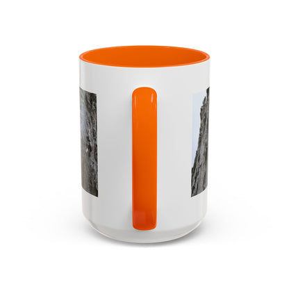 Bluebird in Tree Cavity Accent Coffee Mug — Nature Wildlife Ceramic Mug (11/15oz)