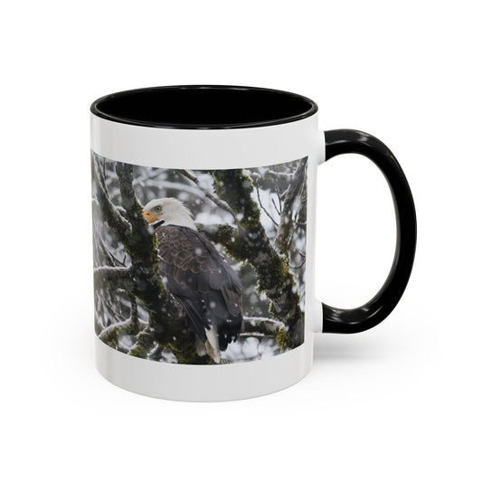 Bald Eagle Winter Photo Coffee Mug — 11/15oz Accent Mug