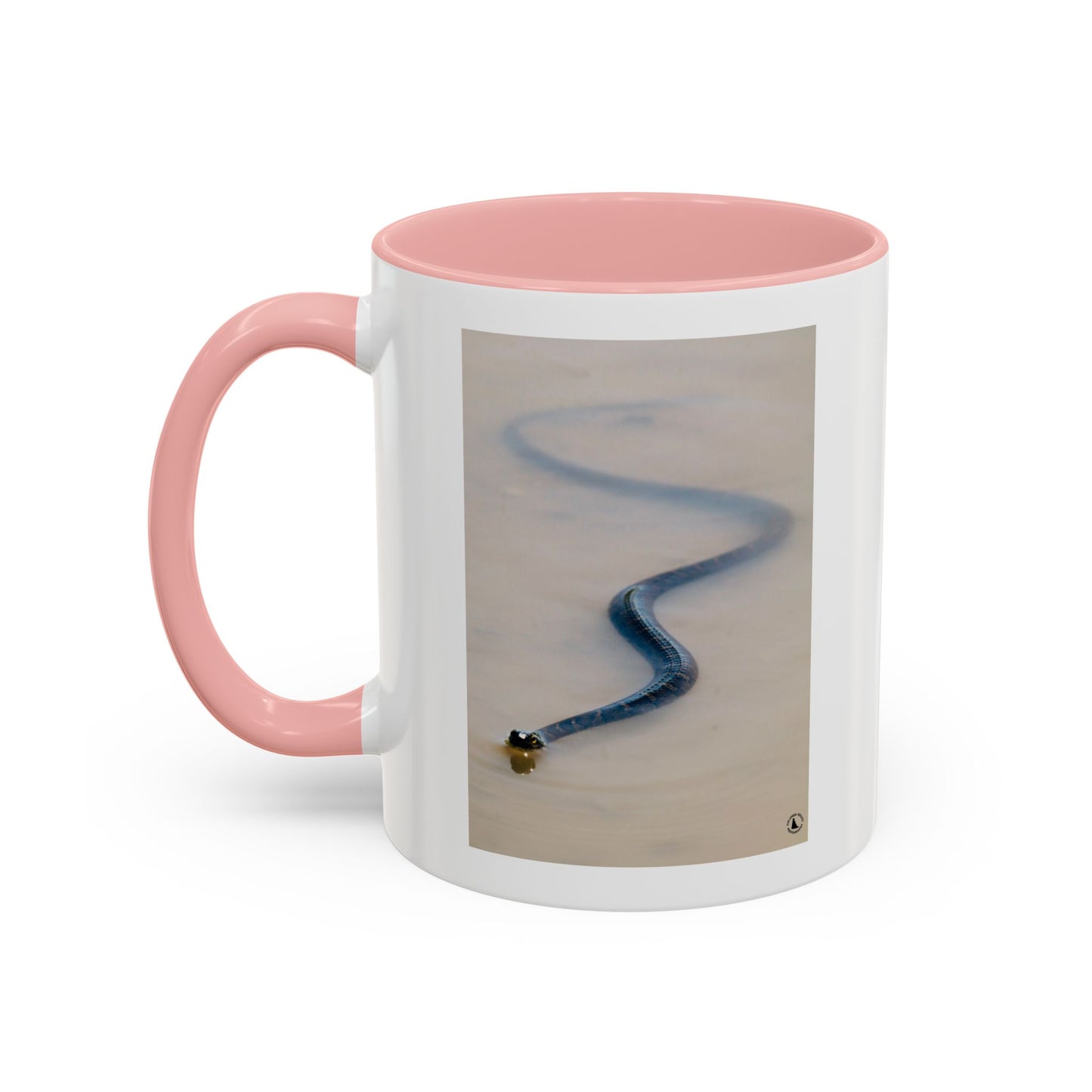 Serpentine Ribbon Snake Coffee Mug — Nature Photography Accent Mug (11/15oz)
