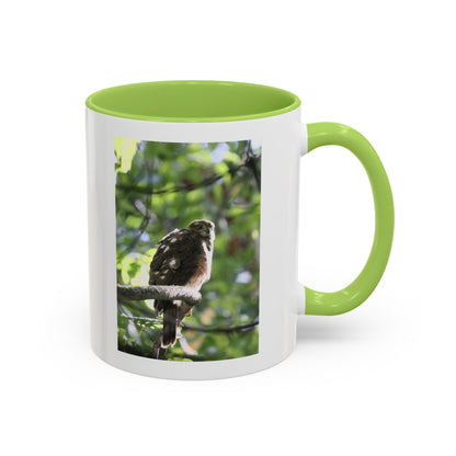 Hawk Perch Accent Coffee Mug (11/15 oz) – Nature Bird Photography