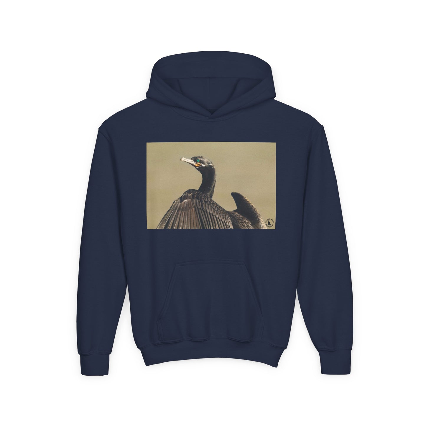 Cormorant Bird Photo Hoodie | Wildlife Photography Kids Sweatshirt