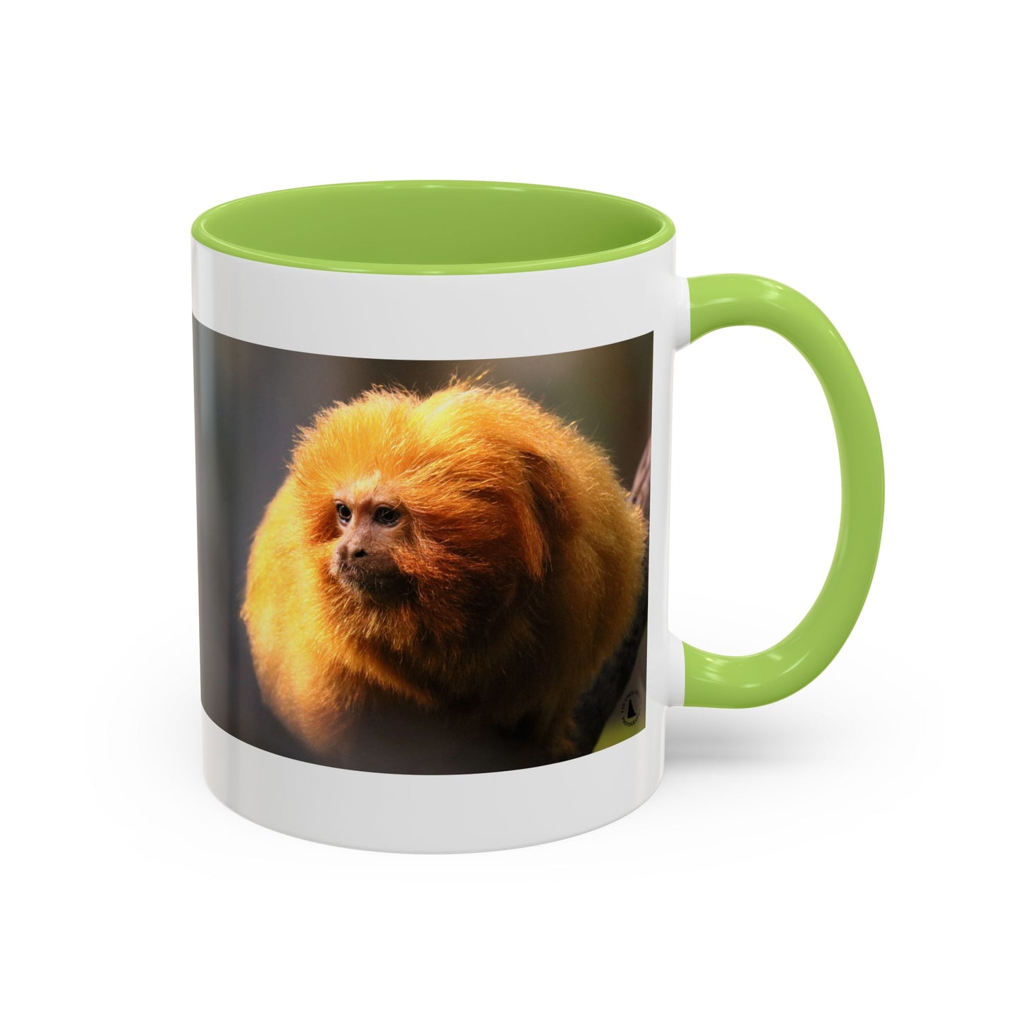Golden Lion Tamarin Coffee Mug — Cute Exotic Monkey Accent Mug (11/15oz)
