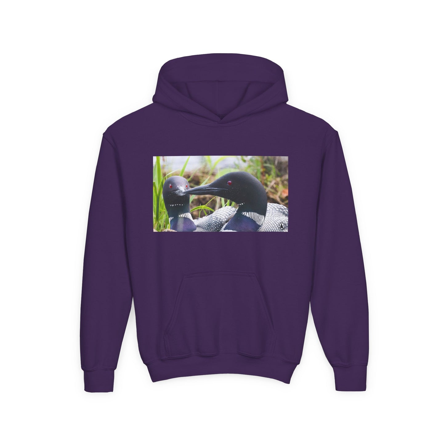 Youth Hoodie — Realistic Waterfowl Duck Photo Print