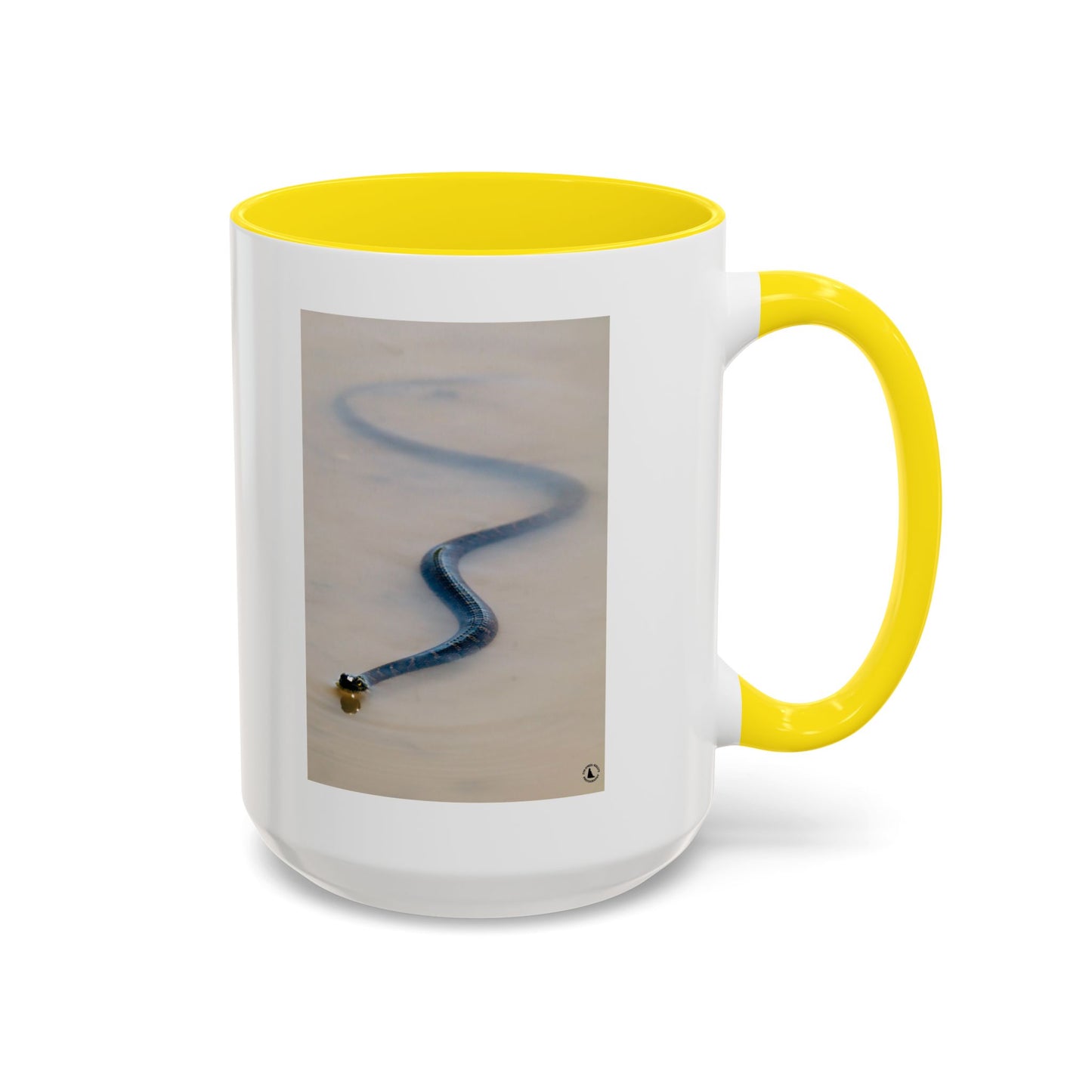 Serpentine Ribbon Snake Coffee Mug — Nature Photography Accent Mug (11/15oz)