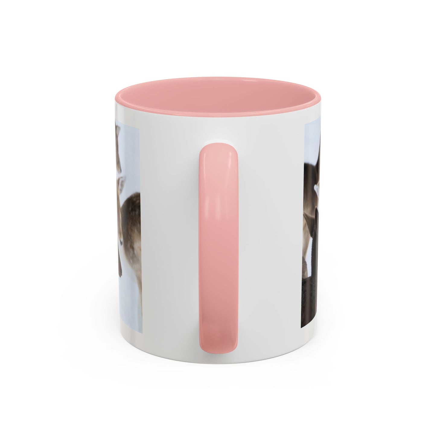 Deer Herd Accent Coffee Mug — Wildlife Photo Ceramic Mug (11/15oz)