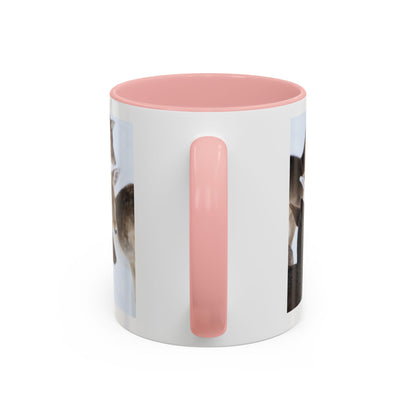 Deer Herd Accent Coffee Mug — Wildlife Photo Ceramic Mug (11/15oz)