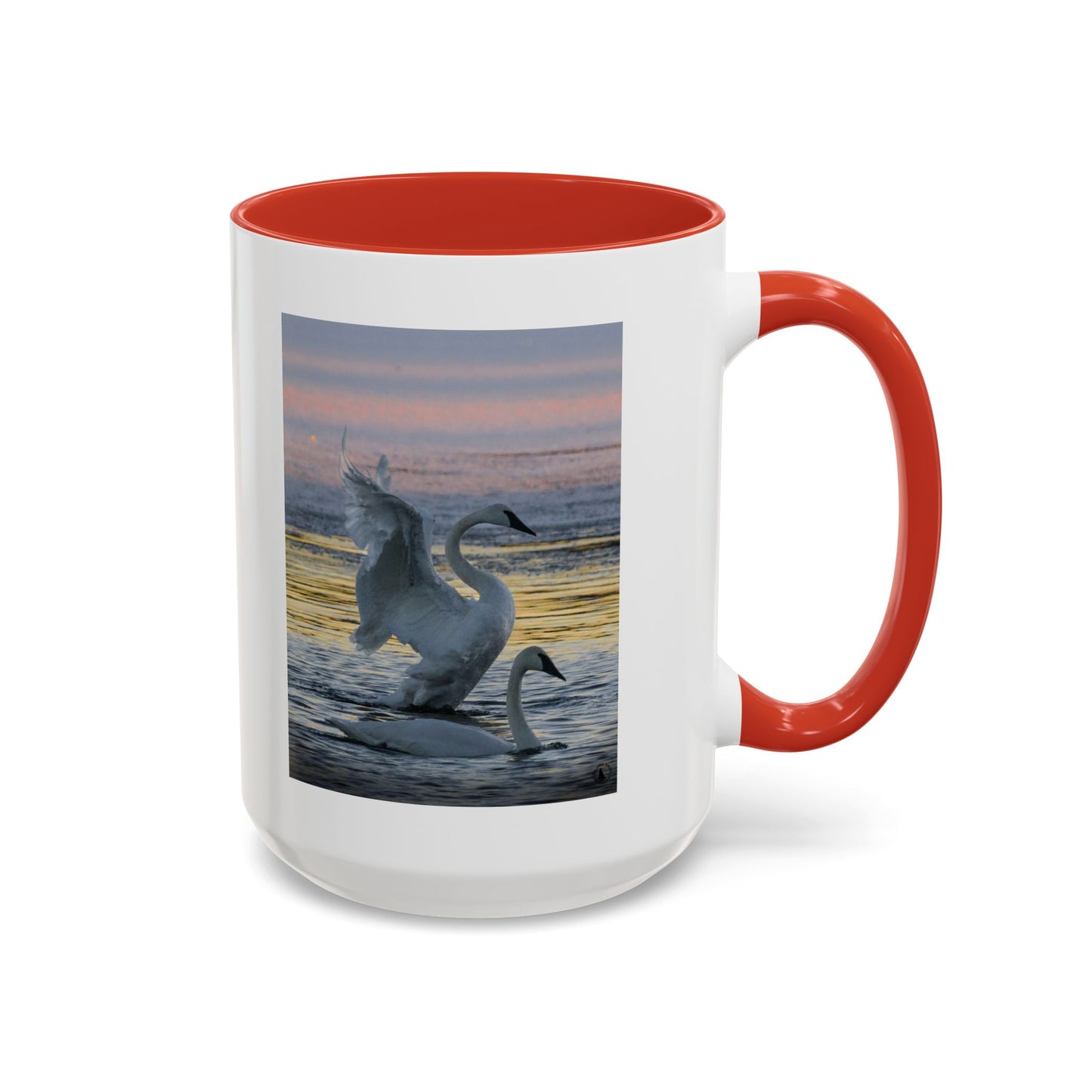Swan Sunset Coffee Mug — Accent 11/15oz