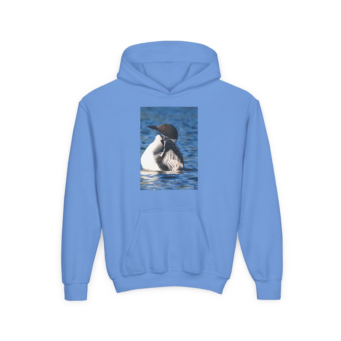 Youth Hoodie with Common Loon Photo – Nature-Lover Kids Pullover