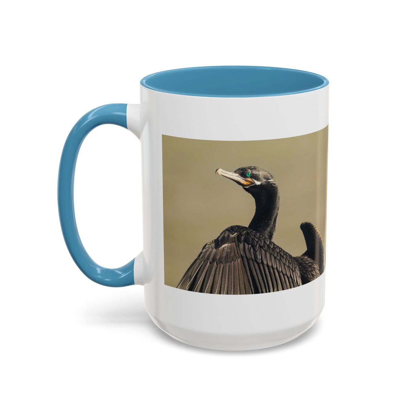 Cormorant Photo Coffee Mug – Birdwatching Nature Gift (11/15oz)