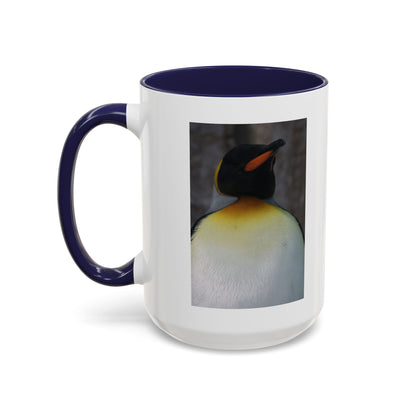 King Penguin Photo Coffee Mug — Cute Wildlife Accent Mug (11/15oz)