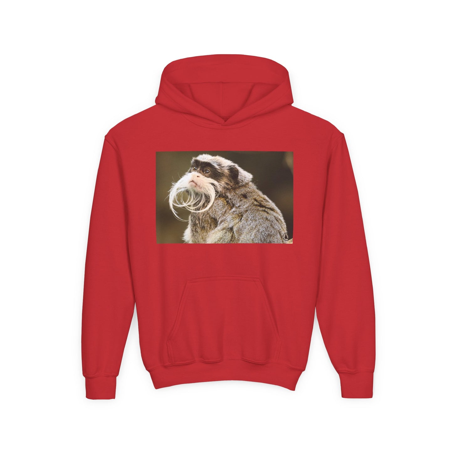 Youth Hoodie with Mustached Tamandua Anteater Photo – Cute Animal Kids Sweatshirt