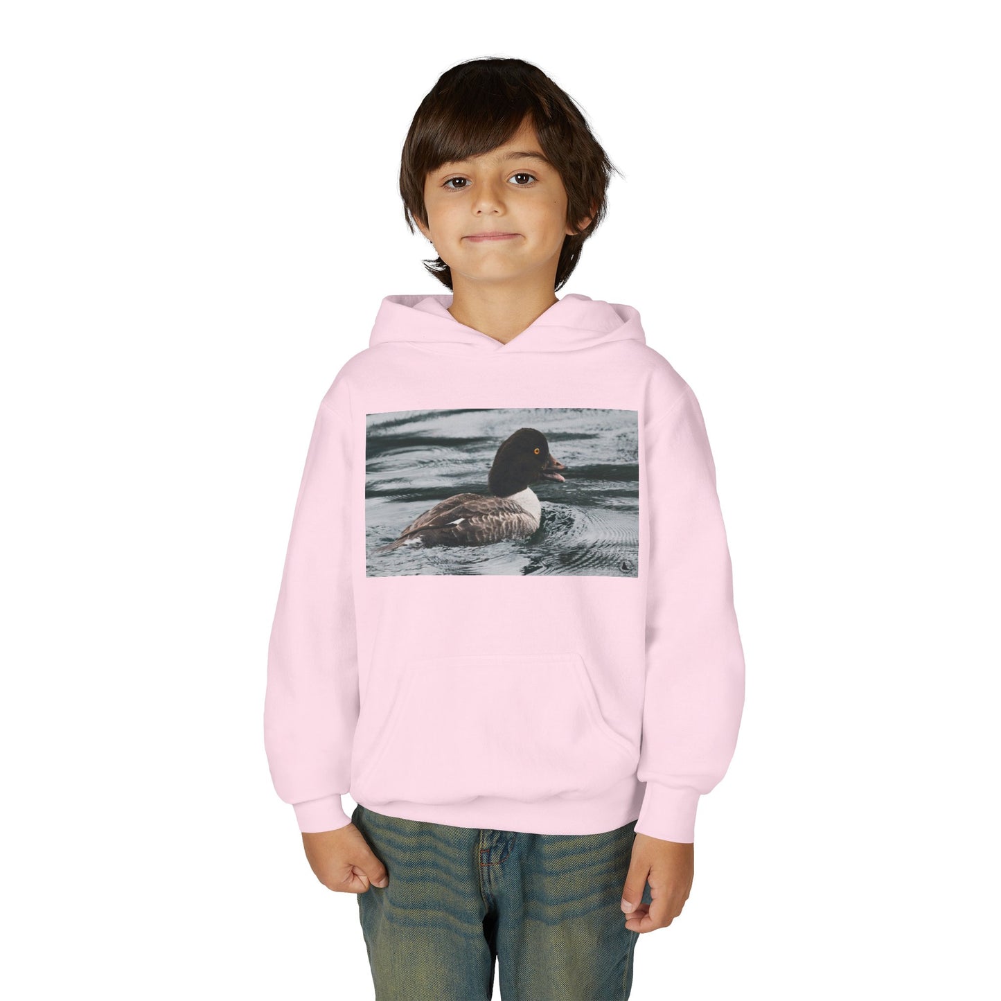 Kids Duck Photo Hoodie – Cozy Wildlife Pullover for Children