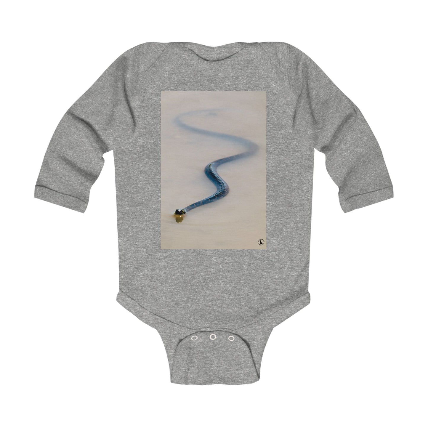 Infant Bodysuit with Serpentine Sled Track Photo