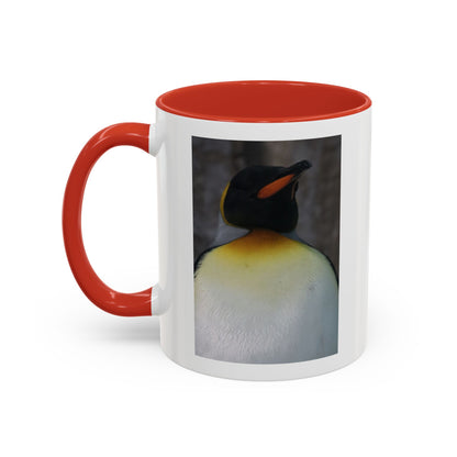 King Penguin Photo Coffee Mug — Cute Wildlife Accent Mug (11/15oz)