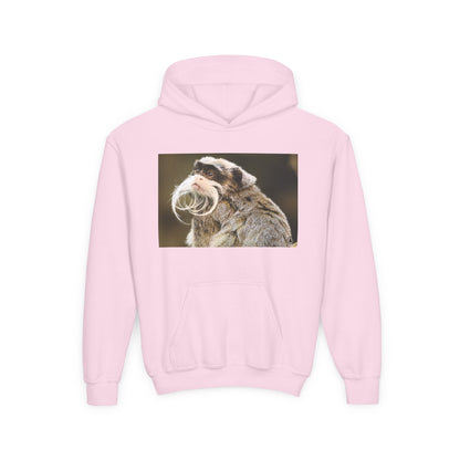 Youth Hoodie with Mustached Tamandua Anteater Photo – Cute Animal Kids Sweatshirt