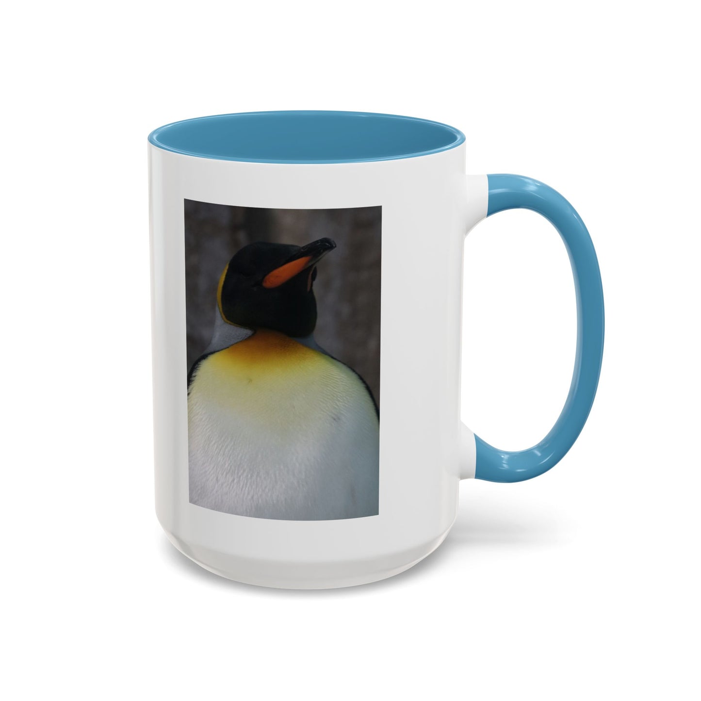 King Penguin Photo Coffee Mug — Cute Wildlife Accent Mug (11/15oz)