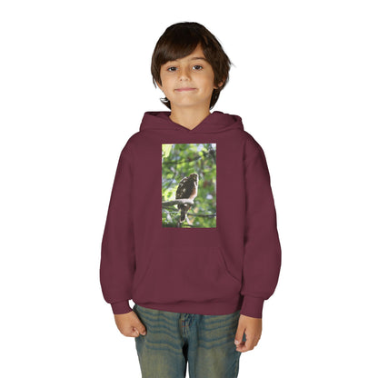 Youth Hoodie — Woodland Sparrow Photo Pullover