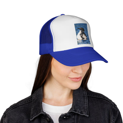 Loon Waterfowl Trucker Cap – Vintage Nature Bird Hat for Birdwatchers