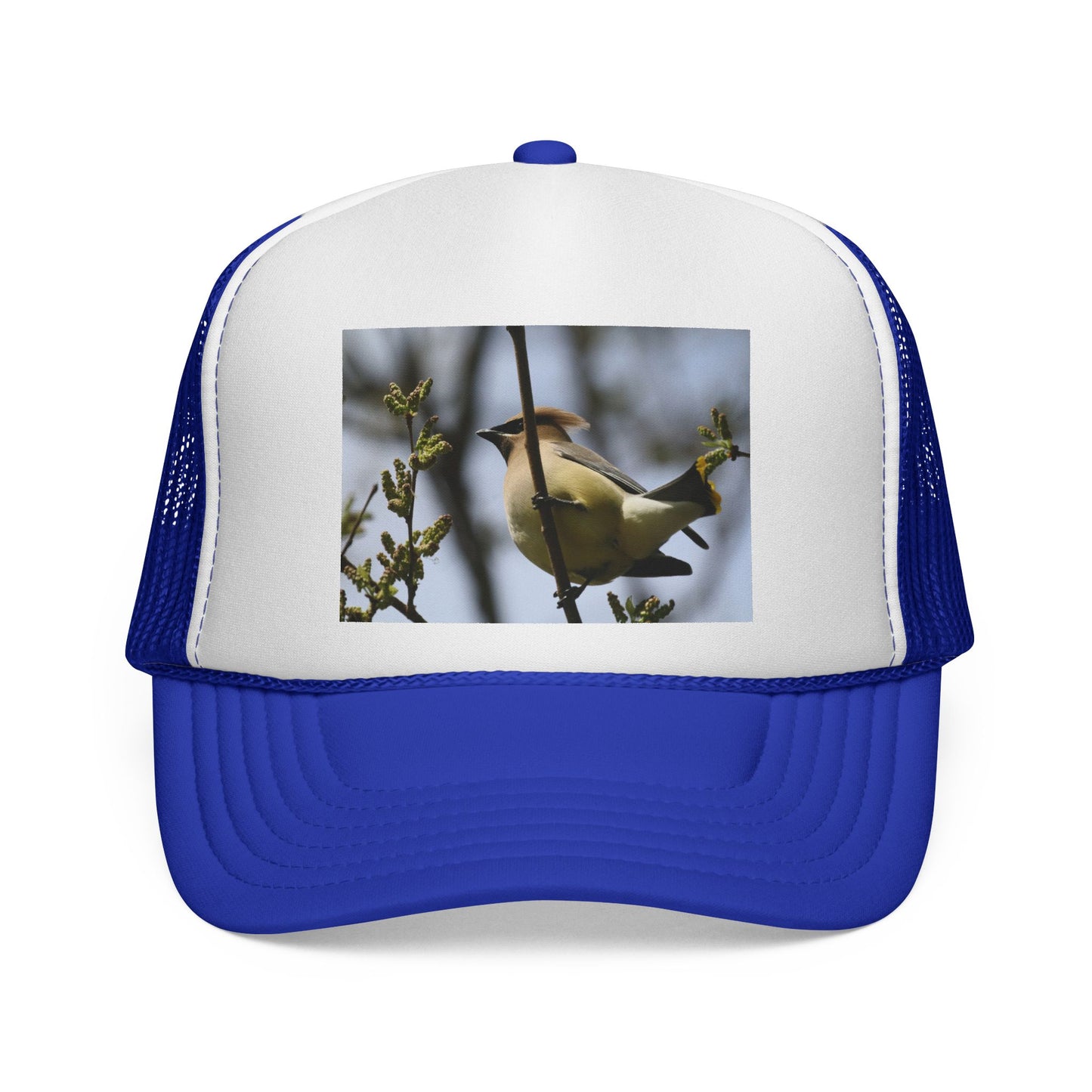 Bird Photography Trucker Cap – Yellow Warbler Print
