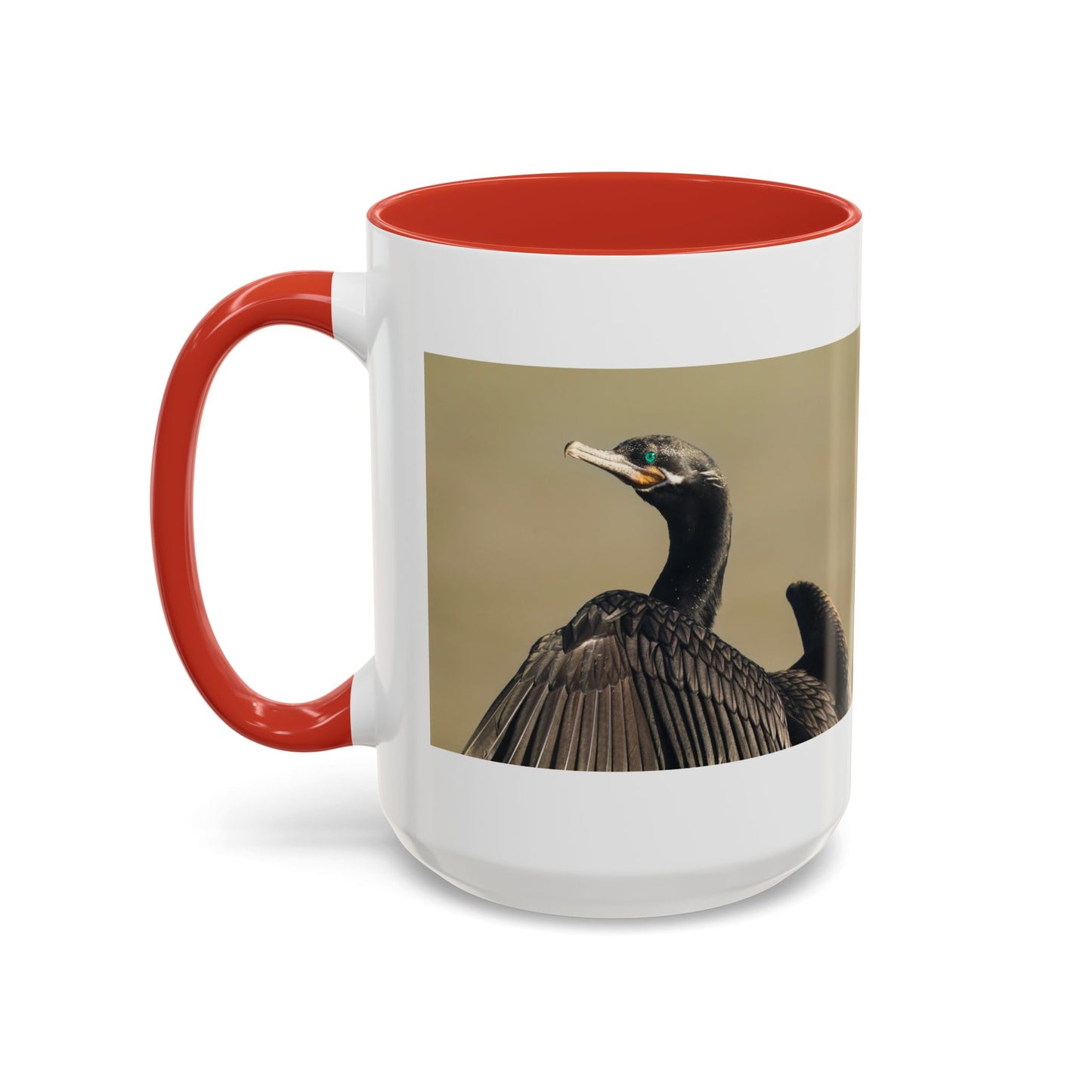 Cormorant Photo Coffee Mug – Birdwatching Nature Gift (11/15oz)