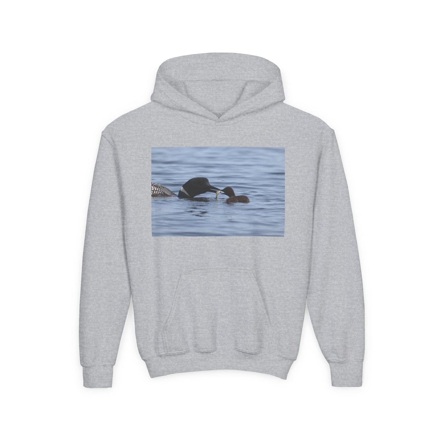 Duck Family Photo Hoodie — Youth Wildlife Nature Hoodie