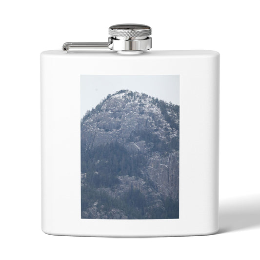 Mountain Mist Flask — 6oz Stainless Steel Hip Flask
