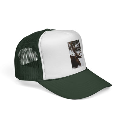 Moose Photo Trucker Cap – Rustic Outdoor Hunting Hat