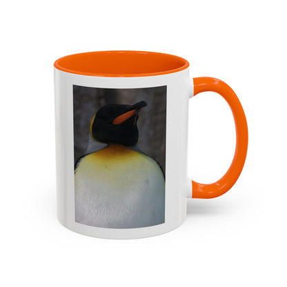 King Penguin Photo Coffee Mug — Cute Wildlife Accent Mug (11/15oz)