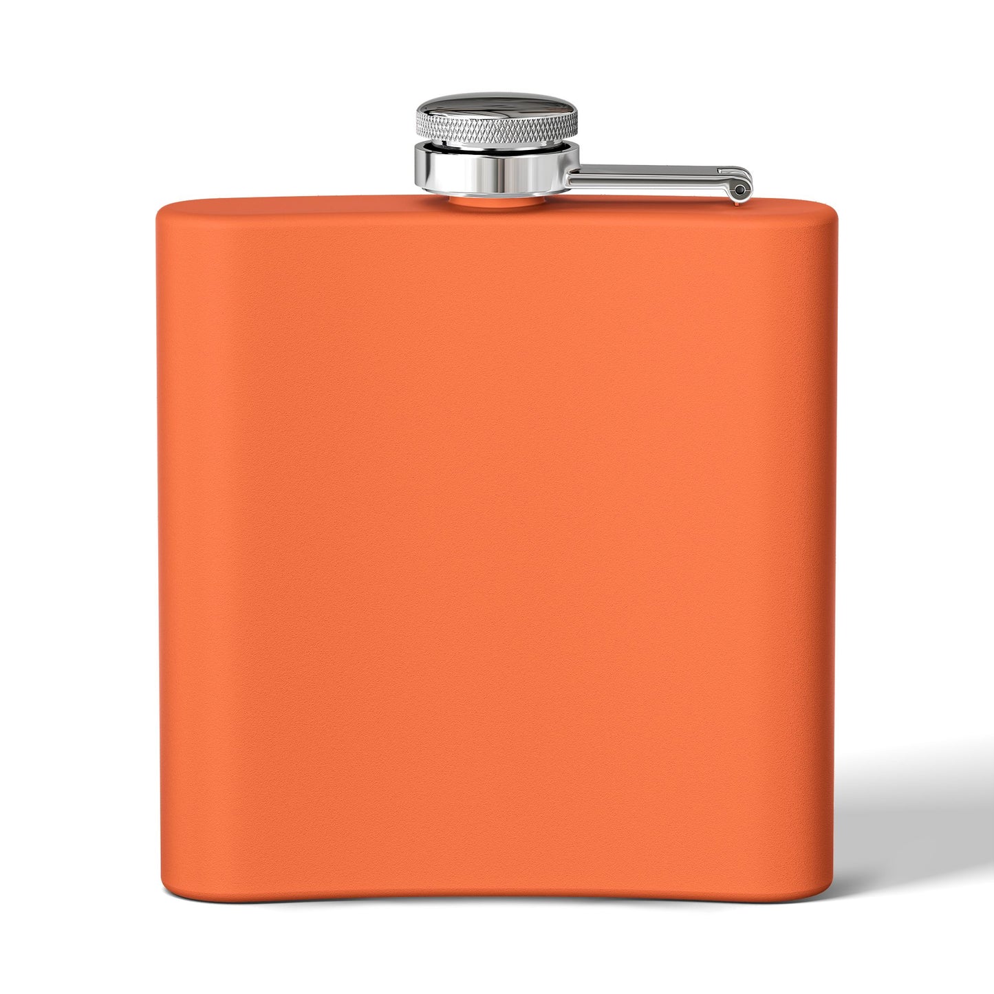 6oz Stainless Steel Flask – Winter Elk Photo Hip Flask, Outdoor Hunting Gift