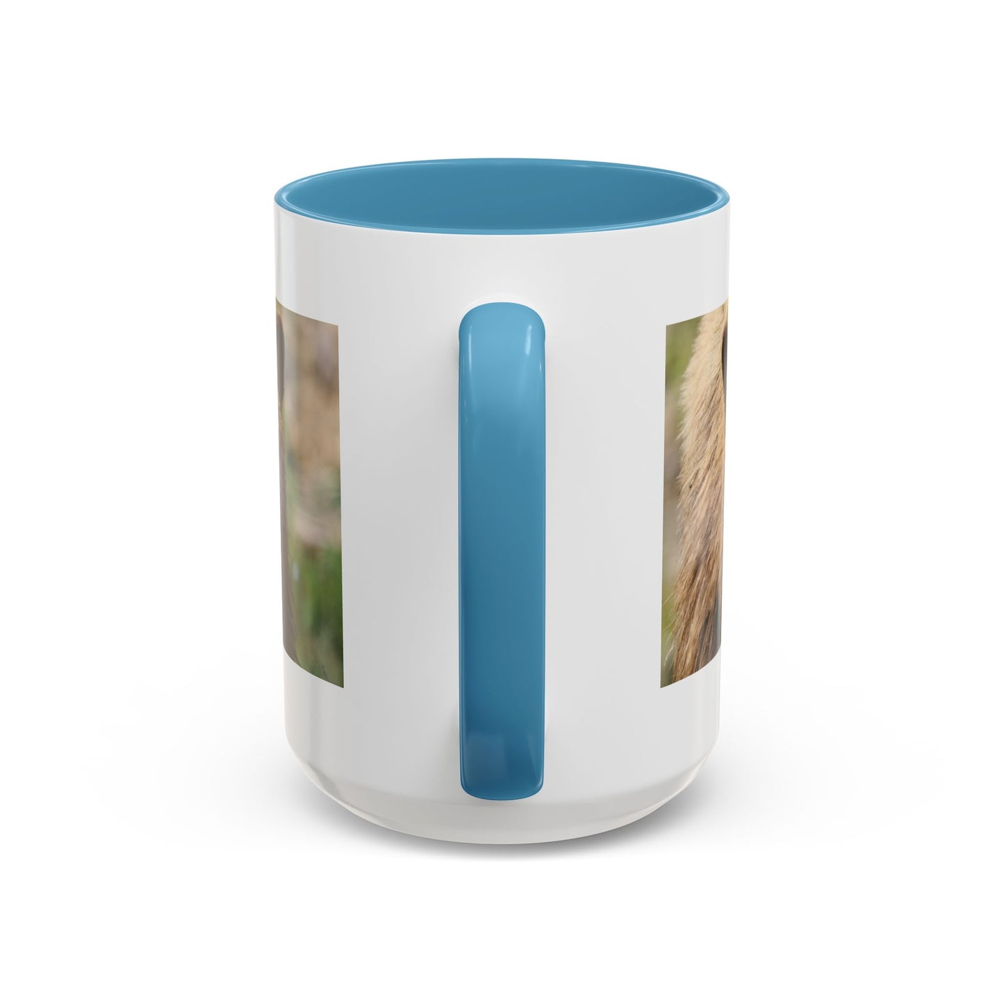 Funny Brown Bear Photo Accent Coffee Mug (11/15 oz)