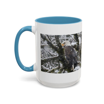 Bald Eagle Winter Photo Coffee Mug — 11/15oz Accent Mug