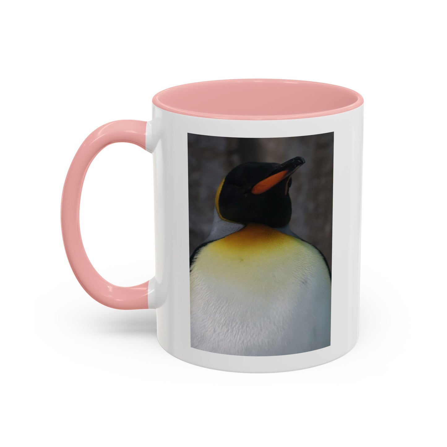 King Penguin Photo Coffee Mug — Cute Wildlife Accent Mug (11/15oz)