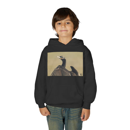 Cormorant Bird Photo Hoodie | Wildlife Photography Kids Sweatshirt