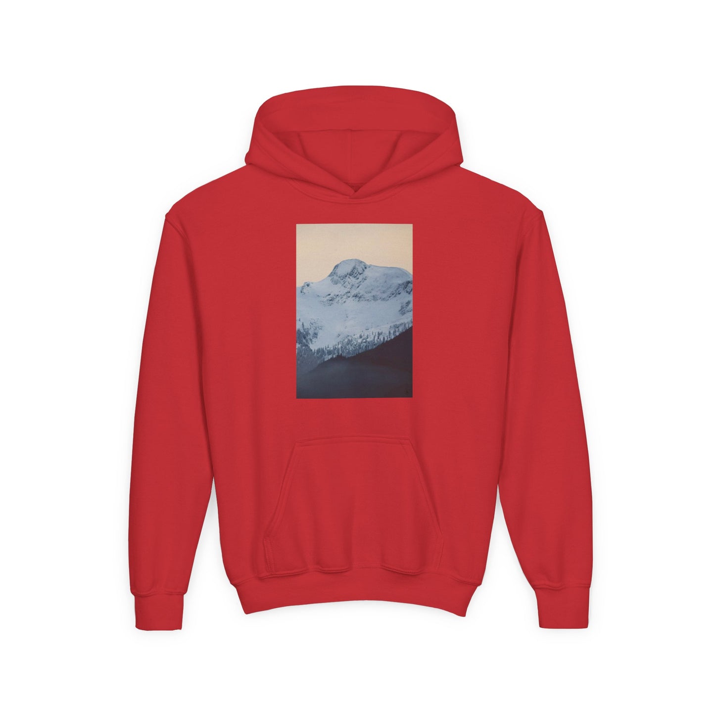 Mountain Mist Youth Hoodie – Snow Peak Graphic Pullover