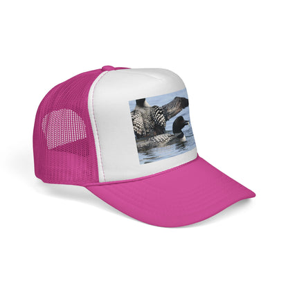 Loon Photo Trucker Hat — Wildlife Birdwatching Cap