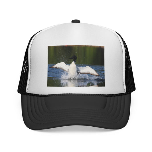 Loon Splash Trucker Cap – Wildlife Birdwatching Hat