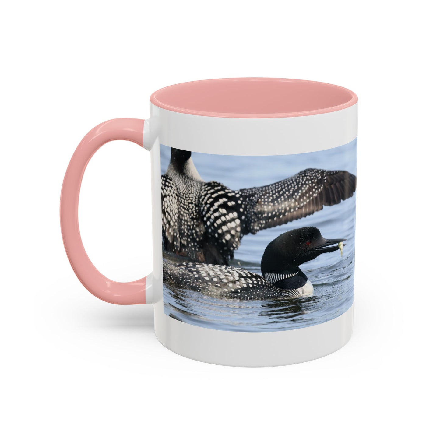 Common Loon Accent Coffee Mug – Wildlife Photography Bird Lover Gift (11/15oz)