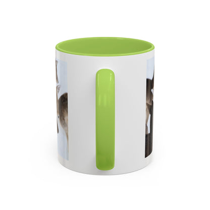 Deer Herd Accent Coffee Mug — Wildlife Photo Ceramic Mug (11/15oz)
