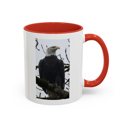 Bald Eagle Accent Coffee Mug – Patriotic Wildlife 11/15oz