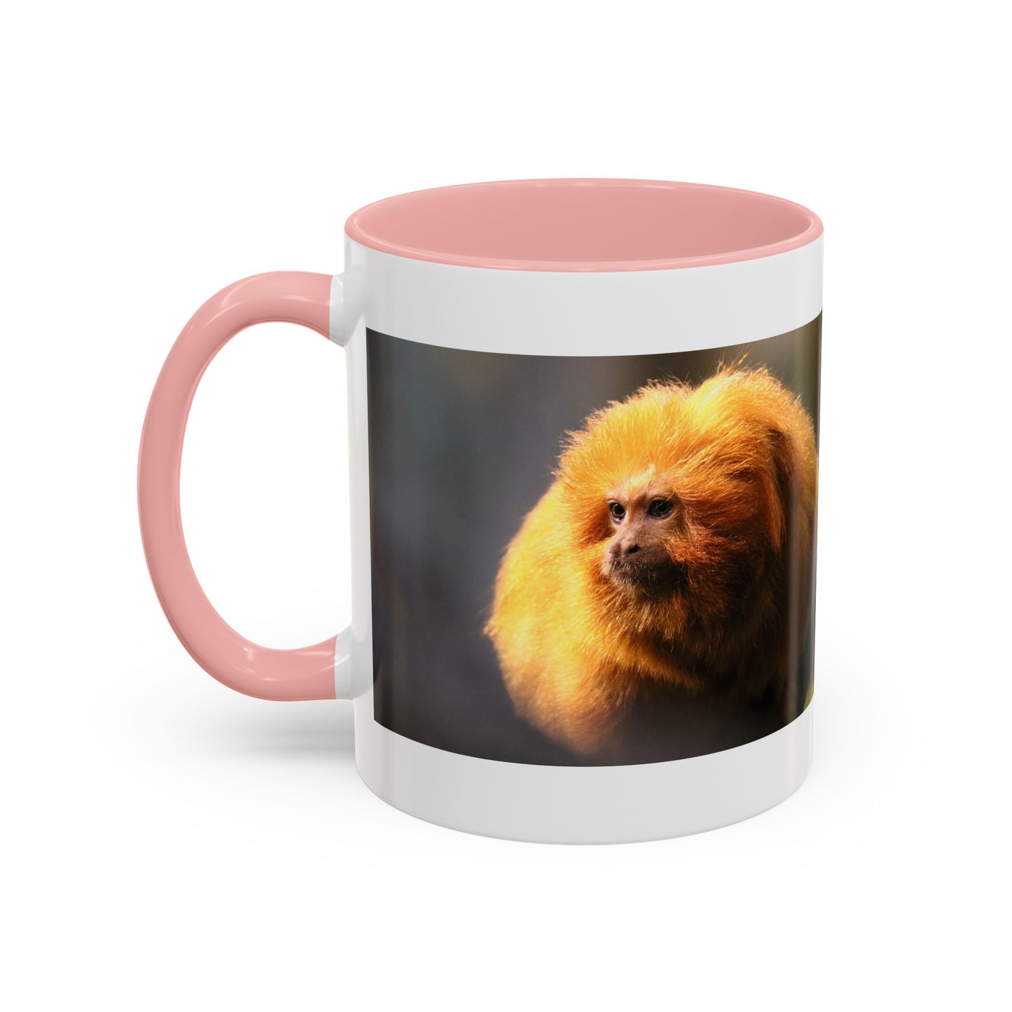 Golden Lion Tamarin Coffee Mug — Cute Exotic Monkey Accent Mug (11/15oz)