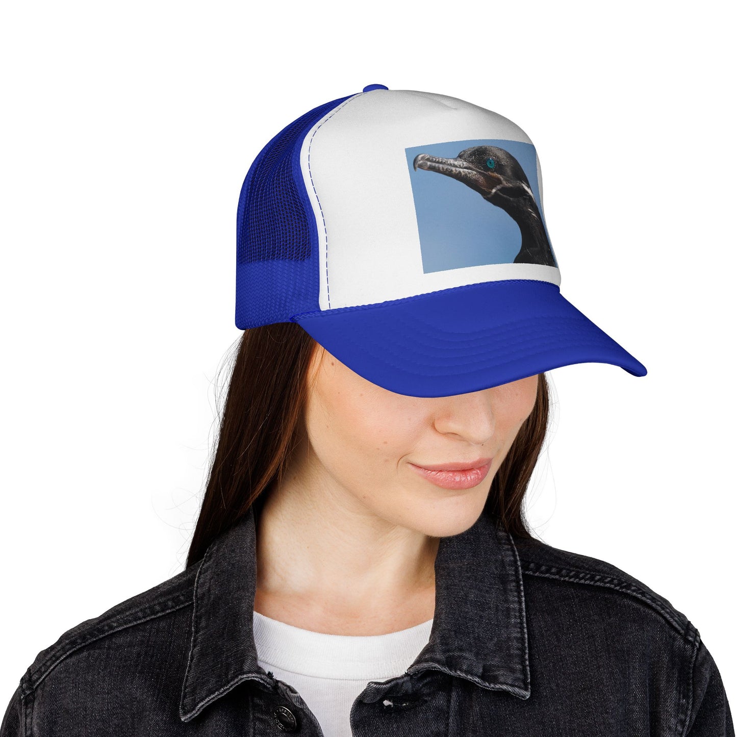Cormorant Photo Trucker Cap – Coastal Birdwatcher Hat
