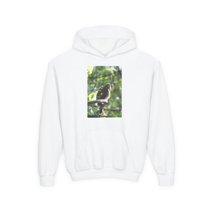 Youth Hoodie — Woodland Sparrow Photo Pullover