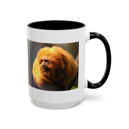 Golden Lion Tamarin Coffee Mug — Cute Exotic Monkey Accent Mug (11/15oz)