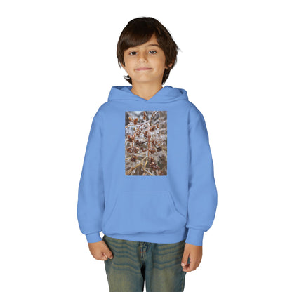 Youth Hoodie — Frosted Winter Berries Photo Print
