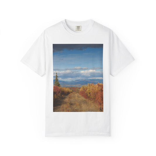 Autumn's Sentinel: Alaskan Fall Wilderness, Northern Landscape Photographyphotography shirts