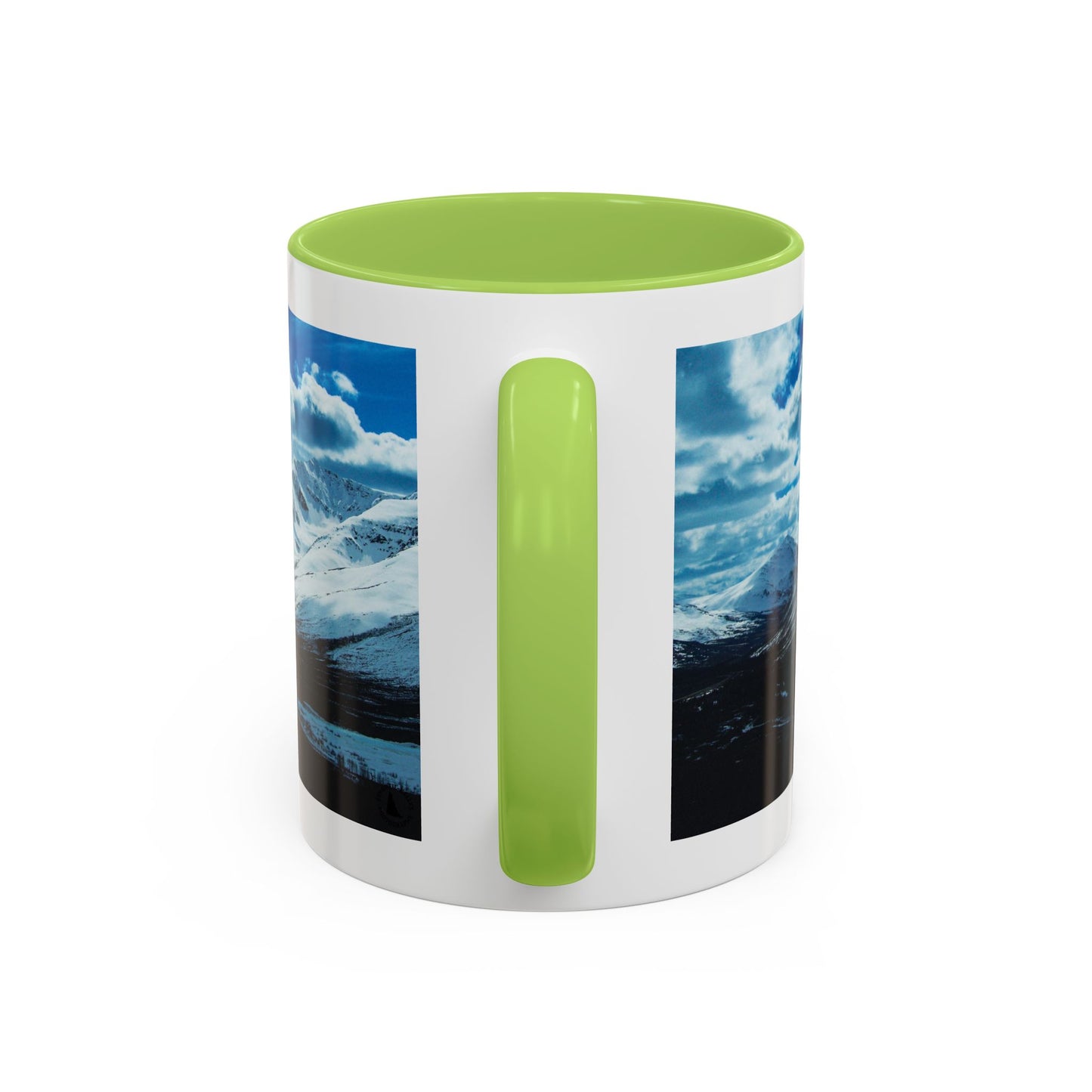 Mountain Landscape Accent Coffee Mug - Snowy Peaks Scenic 11/15oz